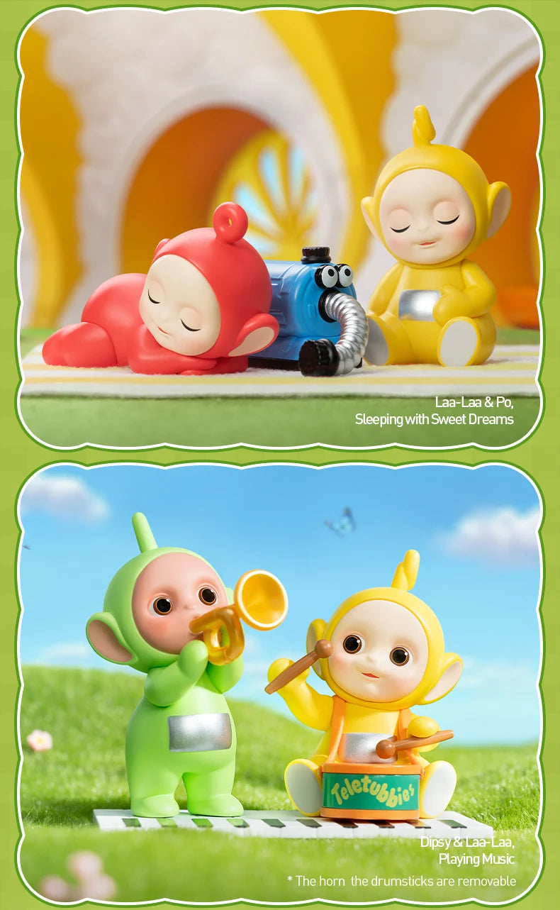 POP MART Teletubbies Companion Series Anime Action Figure Guess Bag Ornament Figurines Surprise Home Decor Dolls Model Girl Gift - Seprincess