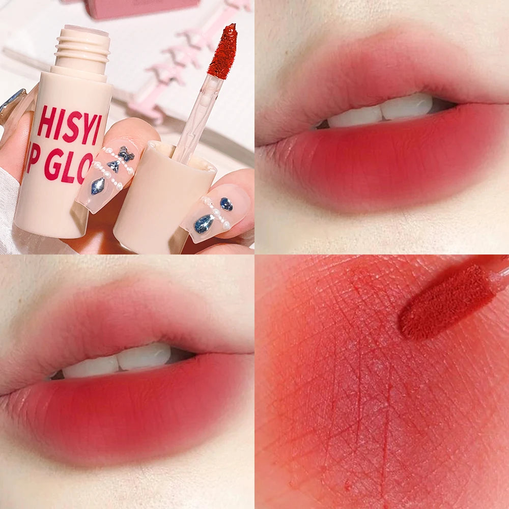 6 Colors Matte Velvet Lip Glaze, Natural Long-Lasting Highly Pigmented Lipstick, Portable Matte Finish Universal Lip Glaze Makeu - Seprincess