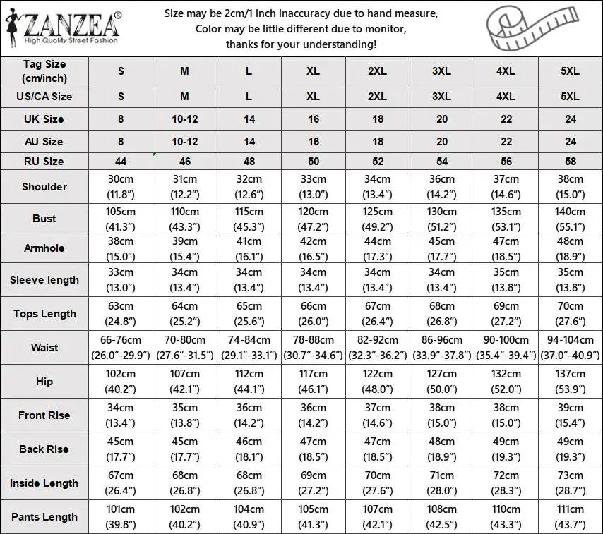 ZANZEA Fashion Spring OL Work Suit 2PCS Women Tracksuits Elegant V Neck Long Sleeve Blouse Pant Sets Autumn Outfit Matching Sets - Seprincess