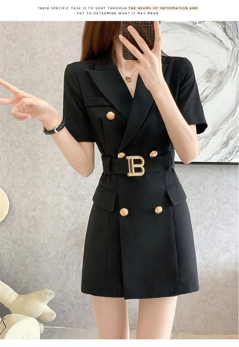 2024 Summer New Fashion Temperament Women's Dress Small Fragrance French High-grade White Dress Summer Niche Design Suit Skirt - Seprincess