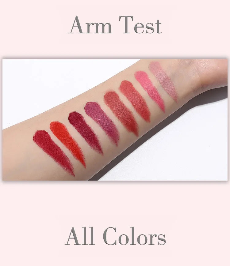 Nude Matte Lipstick Waterproof Long Lasting Non-stick Cup Lip Stick Not Fading Sexy Red Pink Velvet Lipsticks Makeup Cosmetics - Seprincess