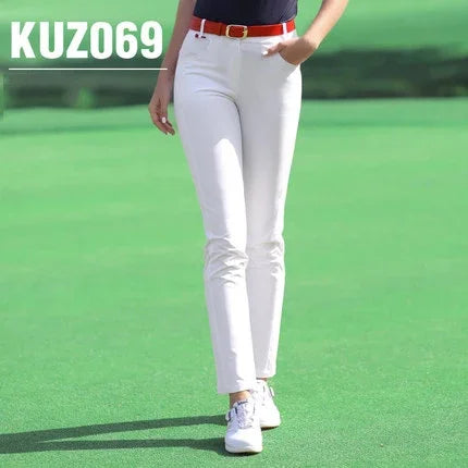 PGM Golf Trouser Ladies Slim Golf Long Pants Women Quick Dry Tight Pant Breathable Elastic Sports Trousers Casual Bottoms XS-3XL