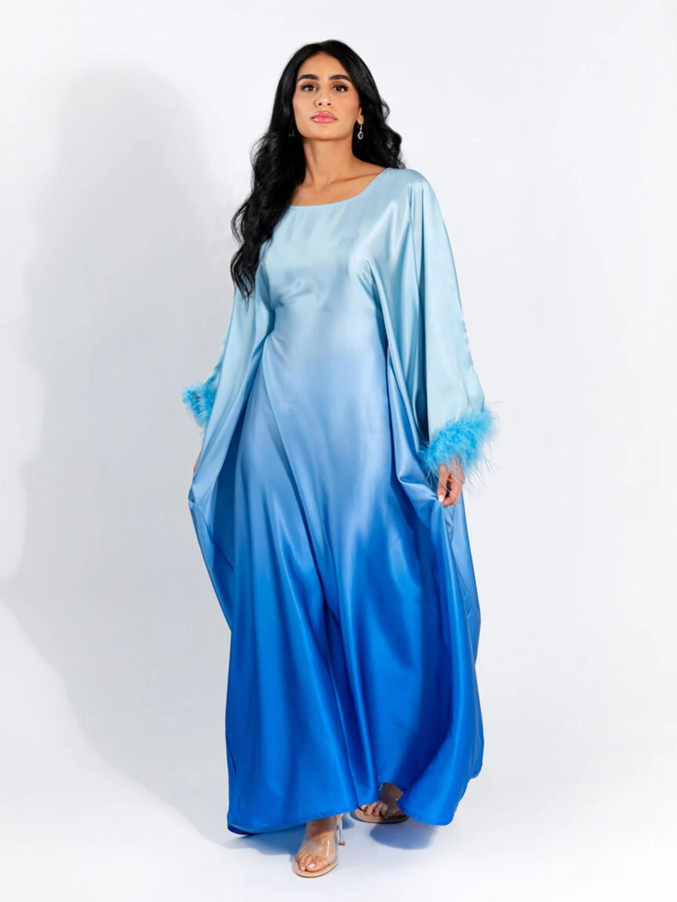 Fashion Ramadan Eid Islamic Abaya Saudi Luxury Batwing Butterfly Muslim Maxi Kaftan Dress Abayas For Women Robe Femme Vestidos - Seprincess