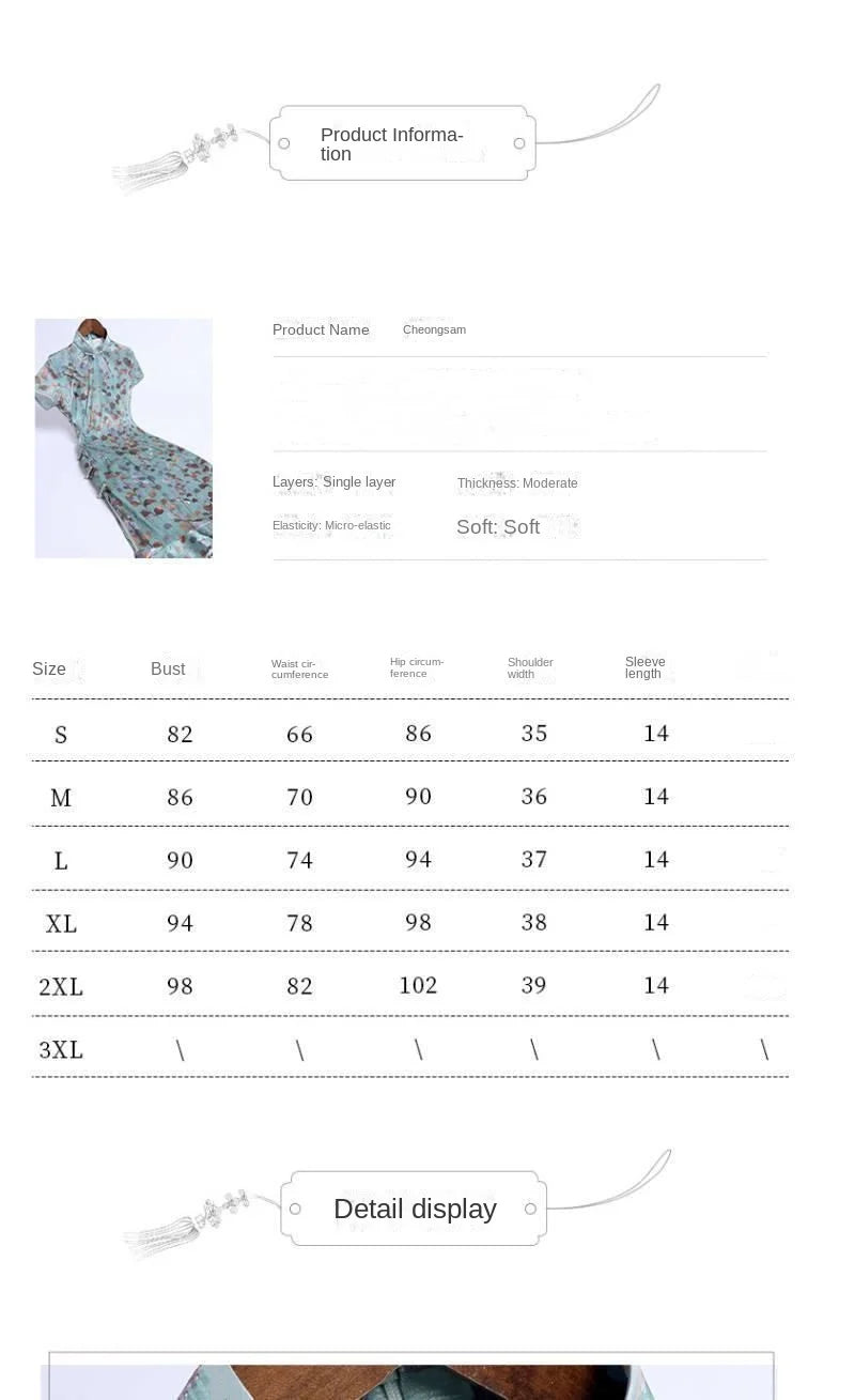 2024 Chinese style traditional  improved cheongsam dress mermaid skirt gril fashion casual daily qipao vintage party dress a14 - Seprincess