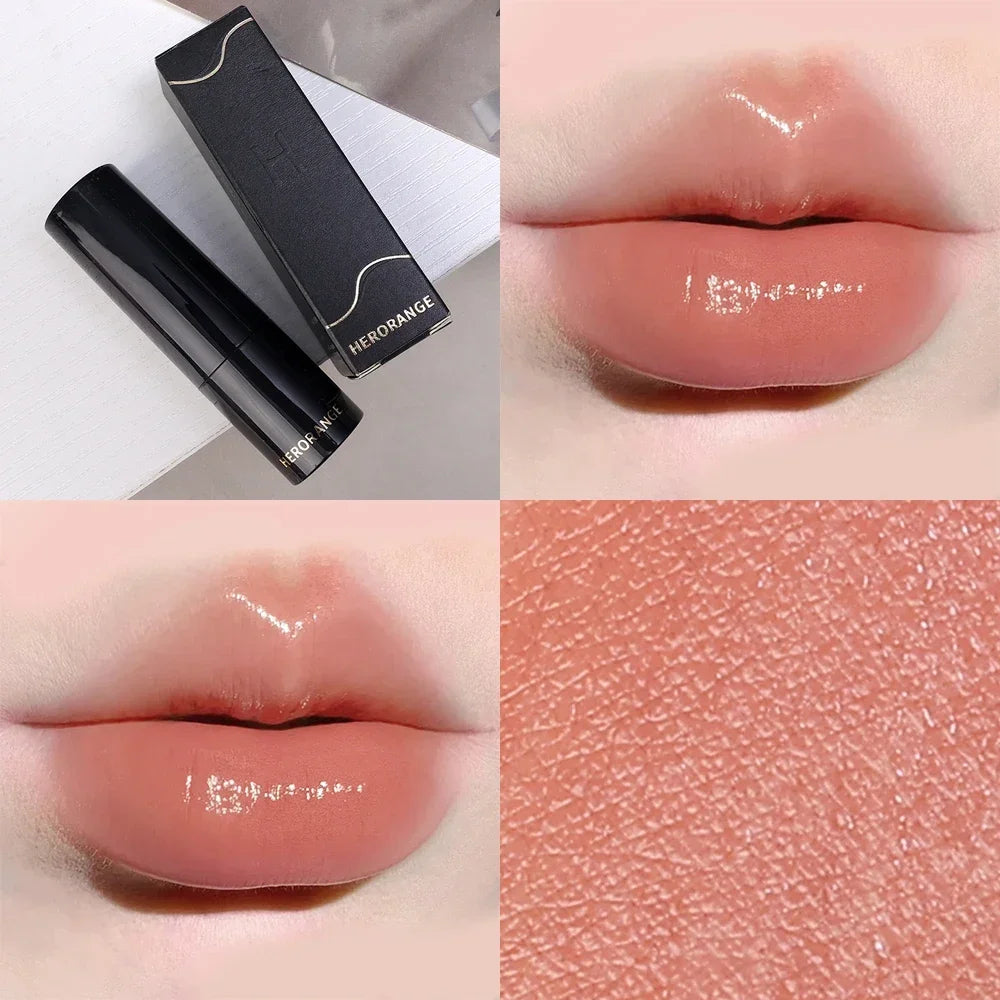 Jelly Mirror Lipstick Makeup Waterproof Non-stick Cup Solid Lip Gloss Clear Lasting Moisturizing Lipstick Pen Korean Cosmetics