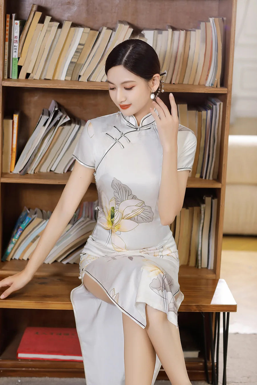 New Women Cheongsam Chinese Traditional Slim Dress Wedding Costume Long Dresses Sexy Qipao Multi Color - Seprincess