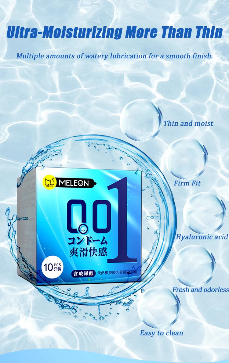 OLO 0.01 Ultra Thin Condoms For Men Long Sex Ejaculation Delay Ice Hot Feeling Latex Condom Penis Sleeve Sex Toys For Adults 18 - Seprincess