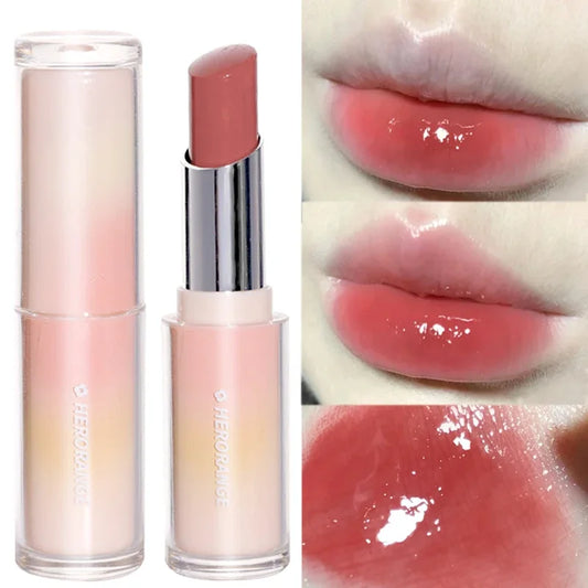 Moisturizing Crystal Lipstick 8 Colors Mirror Lasting Non-stick Cup Lip Gloss Plumping Water Light Lip Tint Lips Makeup Cosmetic - Seprincess