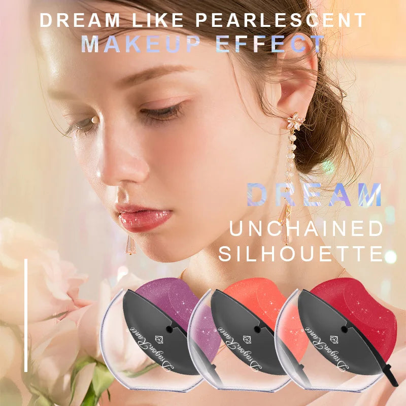 12-color lazy lip-shaped pearlescent fine glitter lipstick that is not easy to fade, warm and moisturizing, color-changing lazy - Seprincess