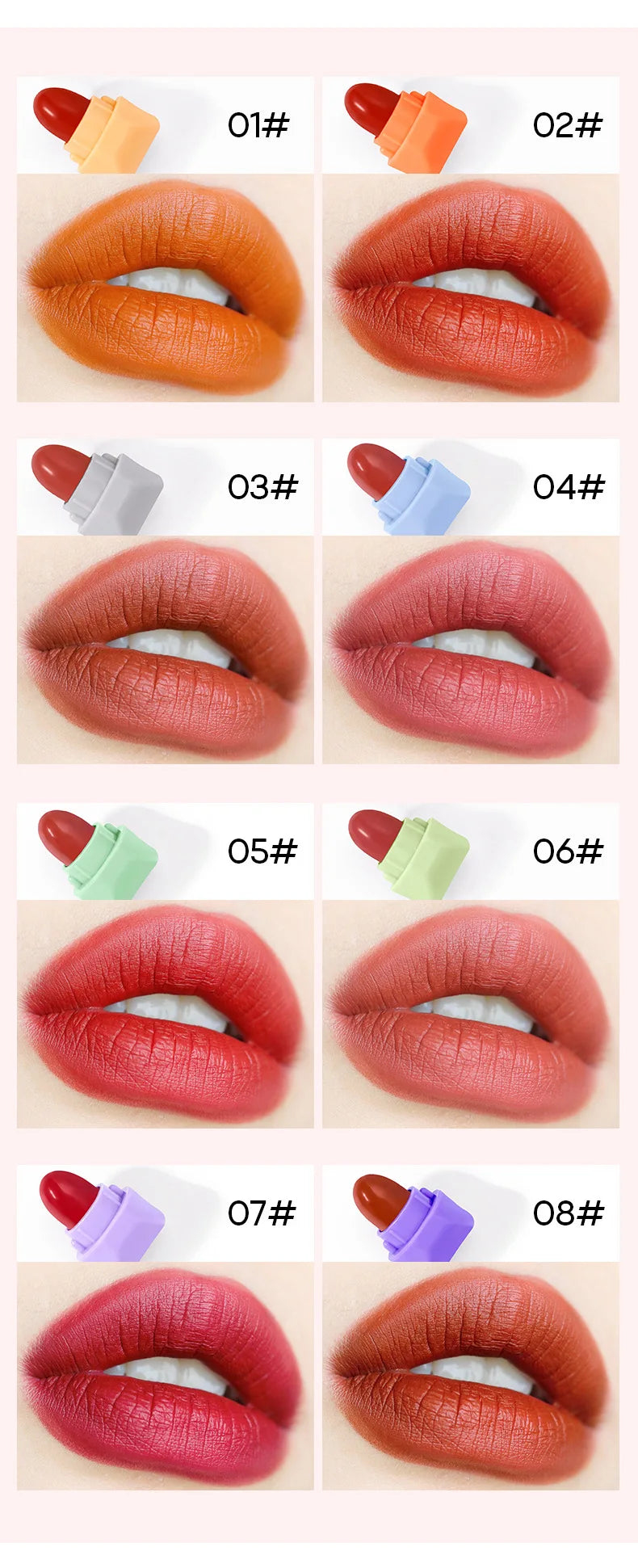 DEROL Matte Set Lipstick Capsule Lipstick Star Candy Mini Capsule Lipstick