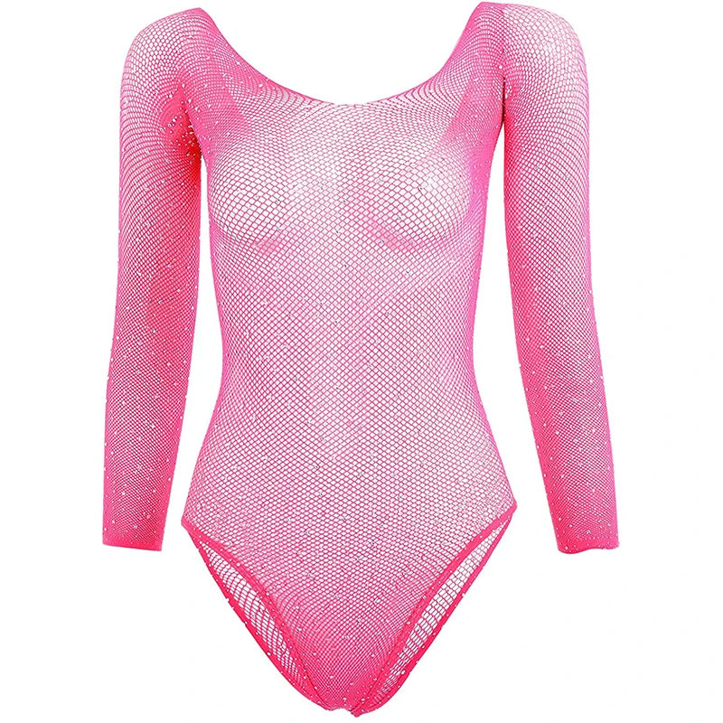 Bodysuit Tight fitting mesh jacket with exposed breasts and deep V-belt pantyhose sexy lingerie new items sissyfikation