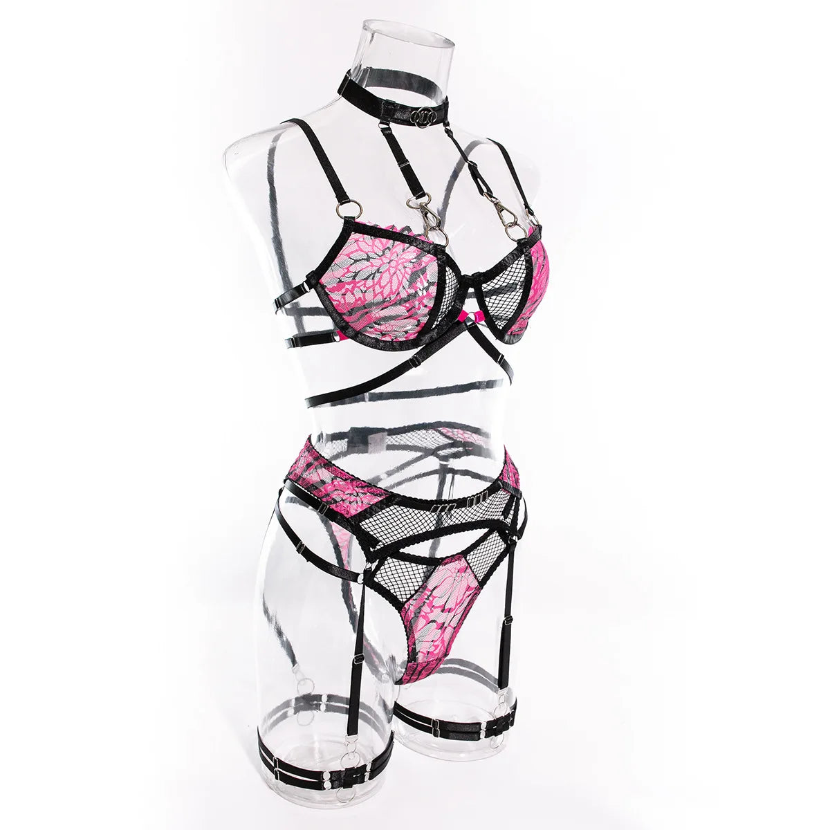 Sexy lingerie Tight zebra stripe binding strap with hollow out design female underwear set sexy panties sexy. items Sex shop xxx - Seprincess