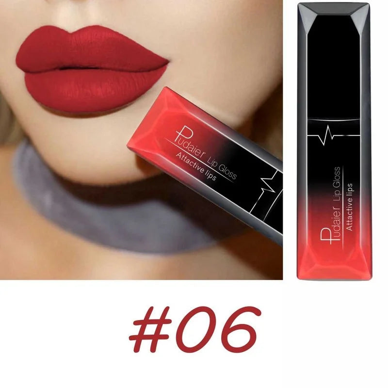 Best Lip Makeup 17 Color Sexy Matte Long Lasting Lipgloss Liquid Lipstick Lip Cream - Seprincess