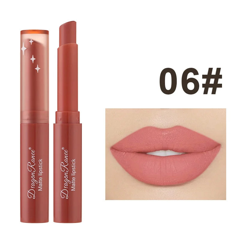 Dragon Ranee Crayon Lipstick Matte Lipstick Pencil Slant Lipstick Nude Soy Lipstick - Seprincess