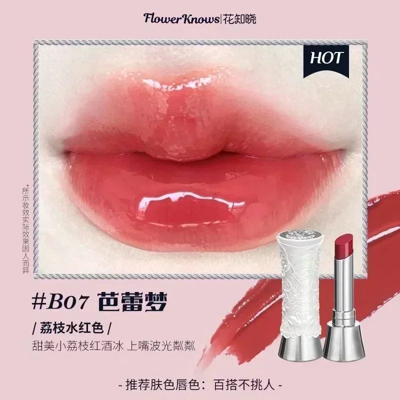 Flower Knows Swan Ballet Little Angel Collection Lipstick Velvet Matte Waterproof Lip Stick Vegan Long Lasting Lip Gloss Korean