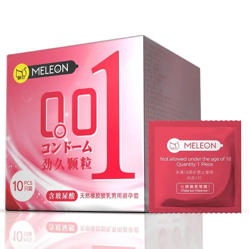 OLO 0.01 Ultra Thin Condoms For Men Long Sex Ejaculation Delay Ice Hot Feeling Latex Condom Penis Sleeve Sex Toys For Adults 18