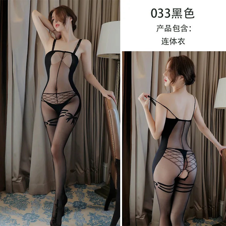 Pantyhose sexy women lenceria teddy sexy mujer para follar open croch mallas sex lingerie underwear tights hot porno intimates