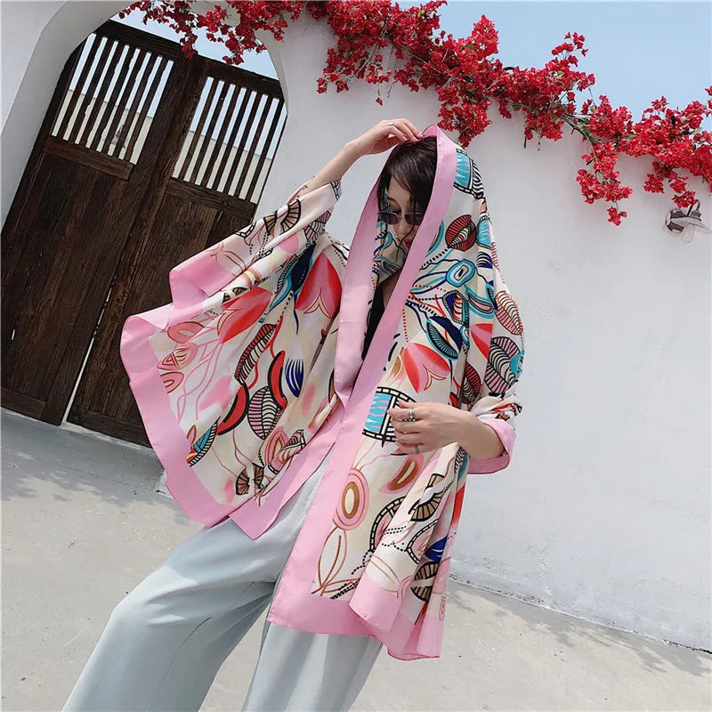 140x180cm Celebrity With The Same Cover-Ups Women Large Beach Dress Bikini Bathing Swimwear Sunburn Protection Sarong Wrap Scarf