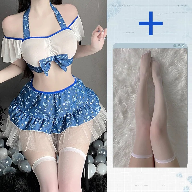 Dress Kawaii Japanese Uniform Skirt dress for ladies 60 years formal dresses woman Woman clothing xxx fetish sexy lingere outfit - Seprincess