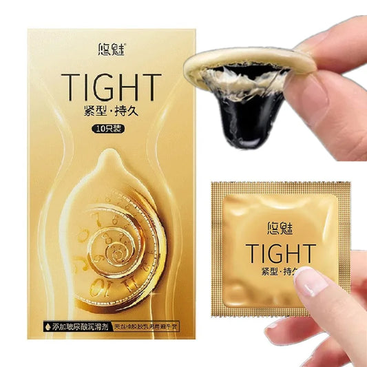 10pcs 49mm Small Size Condom Sex Toy Tight Slim Penis Sleeves Safe Contraception Condoms Male Cock Sex Product For Adult Men 18+ - Seprincess