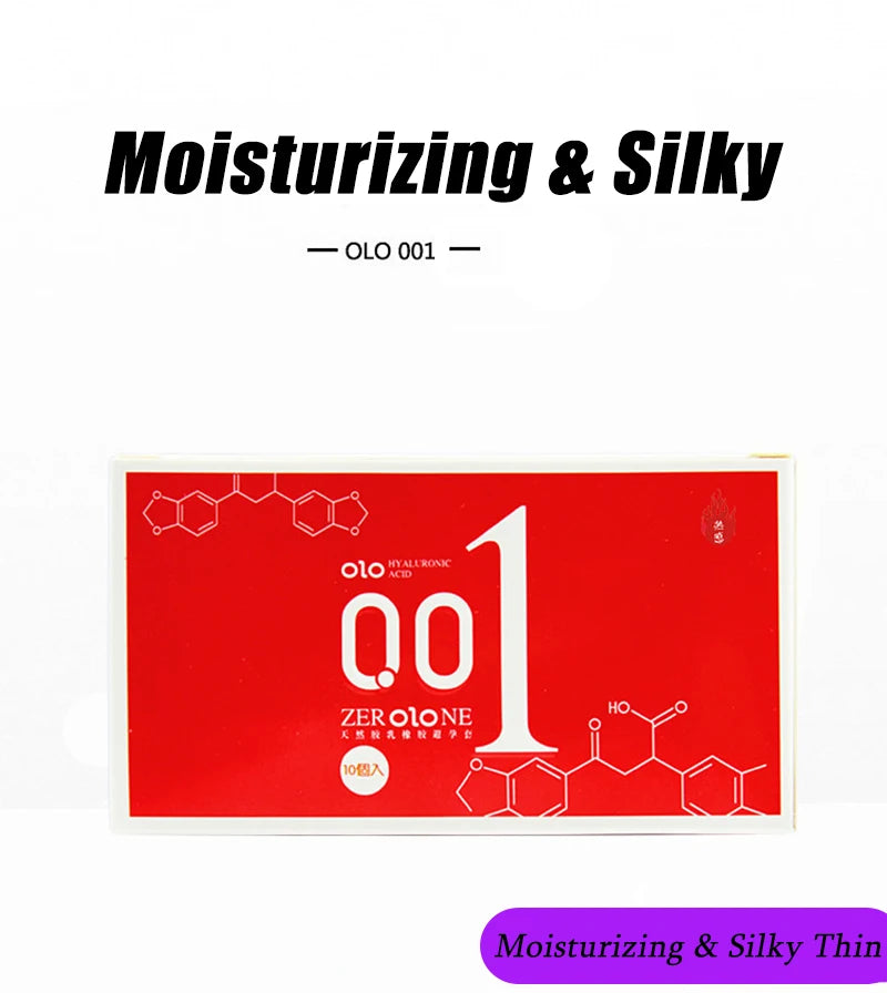 0.01 Ultra Thin Condoms Hyaluronic Acids Rubber Latex Penis Sleeve for Men Long Sex Ejaculation Vaginal Sex Toys for Adults 18 - Seprincess