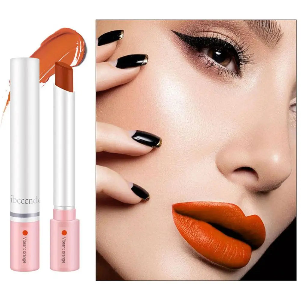 4 Colors Cigarette Lipstick Set Matte Lip Gloss Long Lasting Lip Glaze Waterproof Lip Stick Tube Nude Lip Tint Makeup Cosmetics - Seprincess